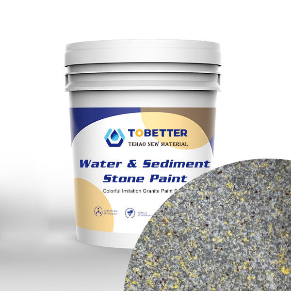 Doğal Taklit Taş Boyası Beton Duvar Boyası Dış Yapı Nippon Suyu ve Taşıntıyı Değiştirin