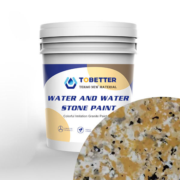 Sahte Taklit Taş Boya Dış Duvarlar için Su geçirmez Boya Dulux'e Benzer